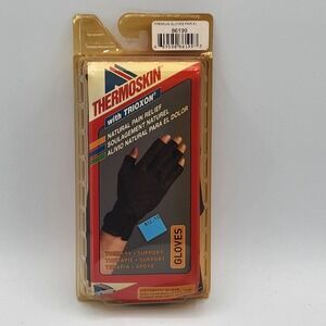 Thermoskin Thermal Support Gloves XL Black Arthritis RSI Pain Relief NIB